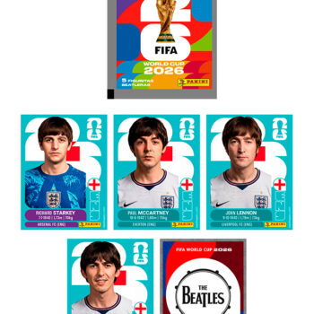 Figuritas Beatles Mundial estilo Panini